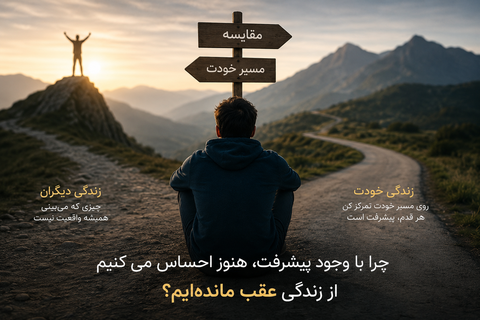 چرا باوجود پیشرفت ، هنوز احساس میکنیم از زنده گی عقب مانده ایم ؟