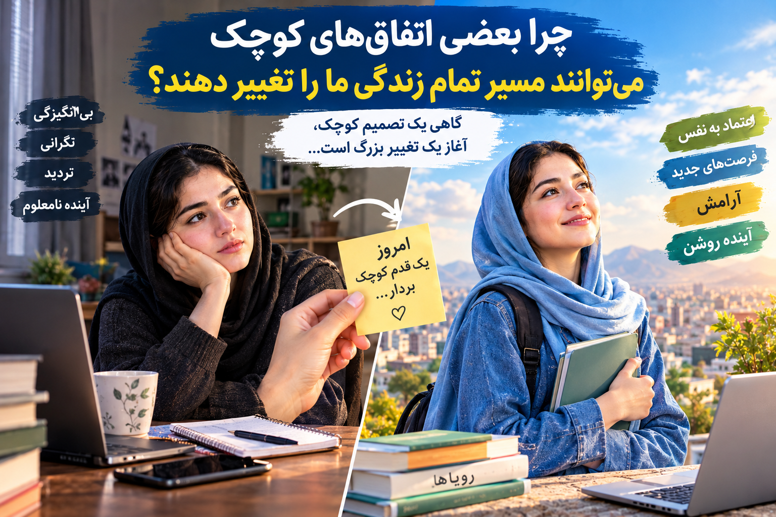 چرا بعضی اتفاق های کوچک میتوانند  مسیر تمام زنده گی مارا تغییر دهد؟