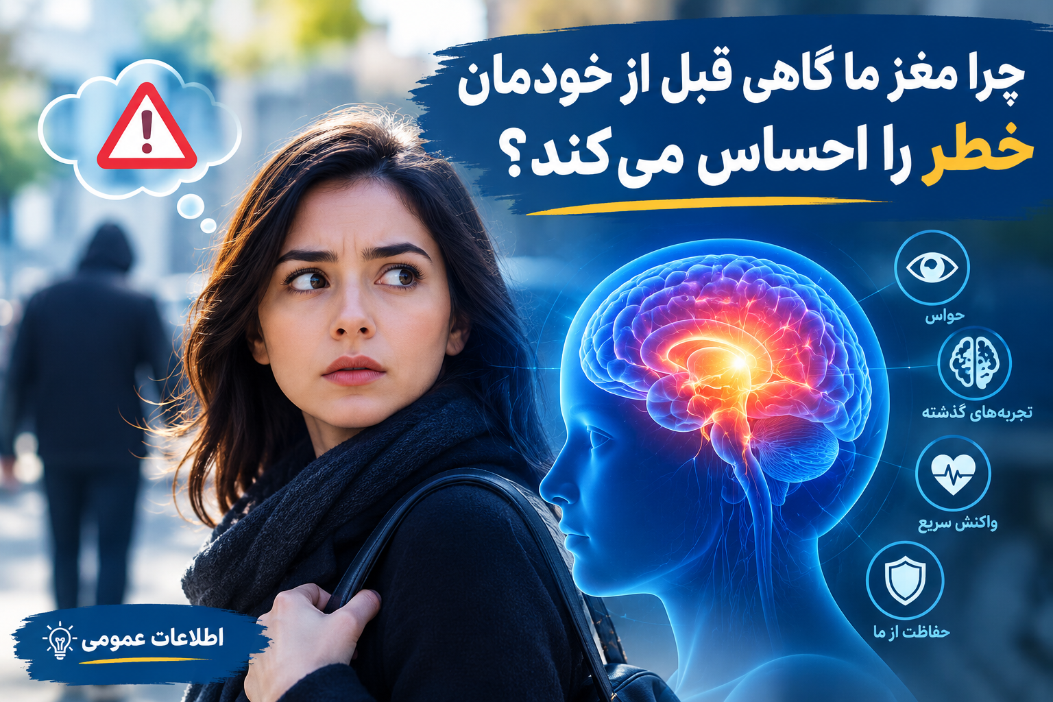 چرا مغز ما گاهی قبل از خودمان خطر را احساس میکند؟