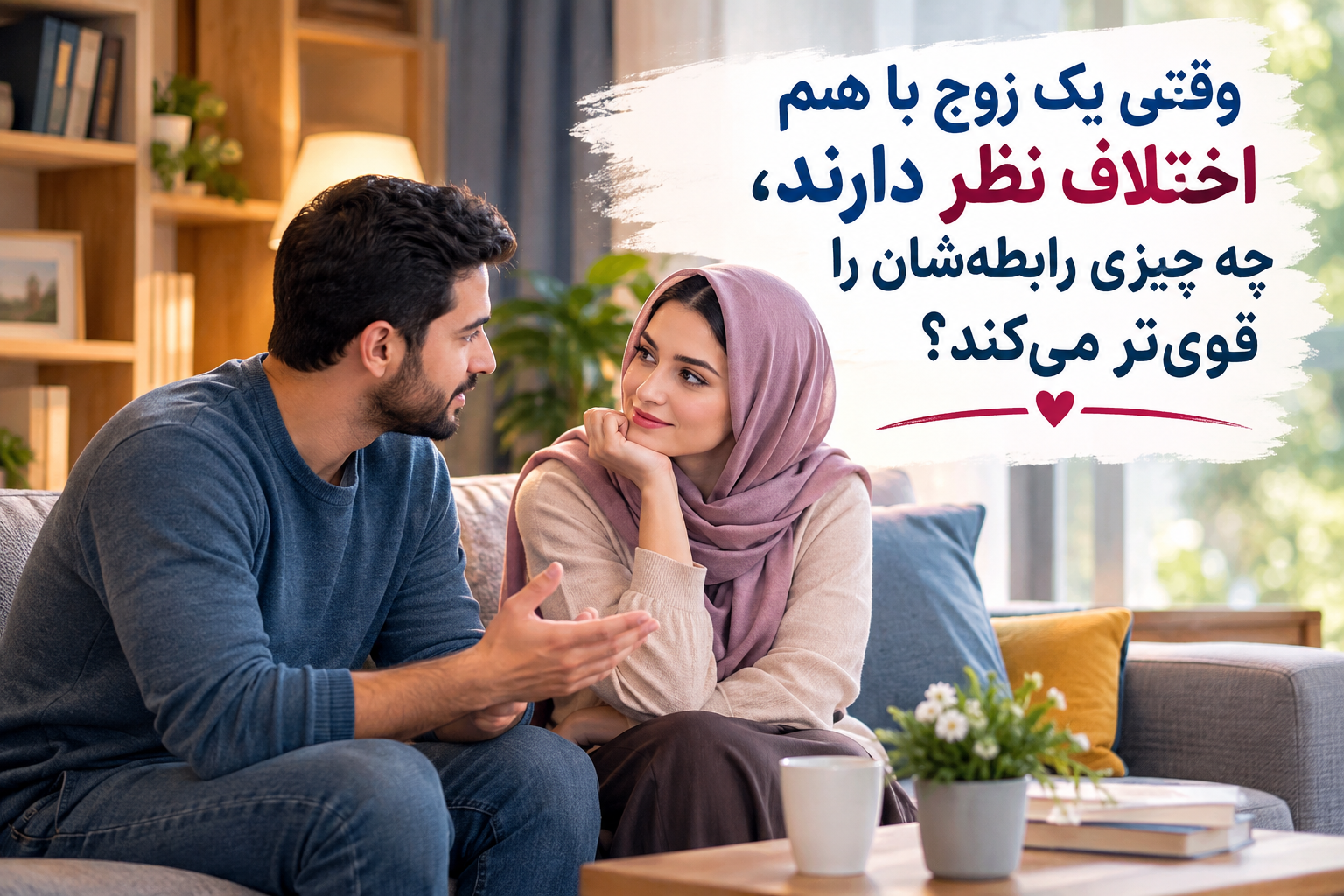 وقتی یک زوج اختلاف نظر دارند ،چه چیزی رابطه شانرا قوی تر میکند ؟