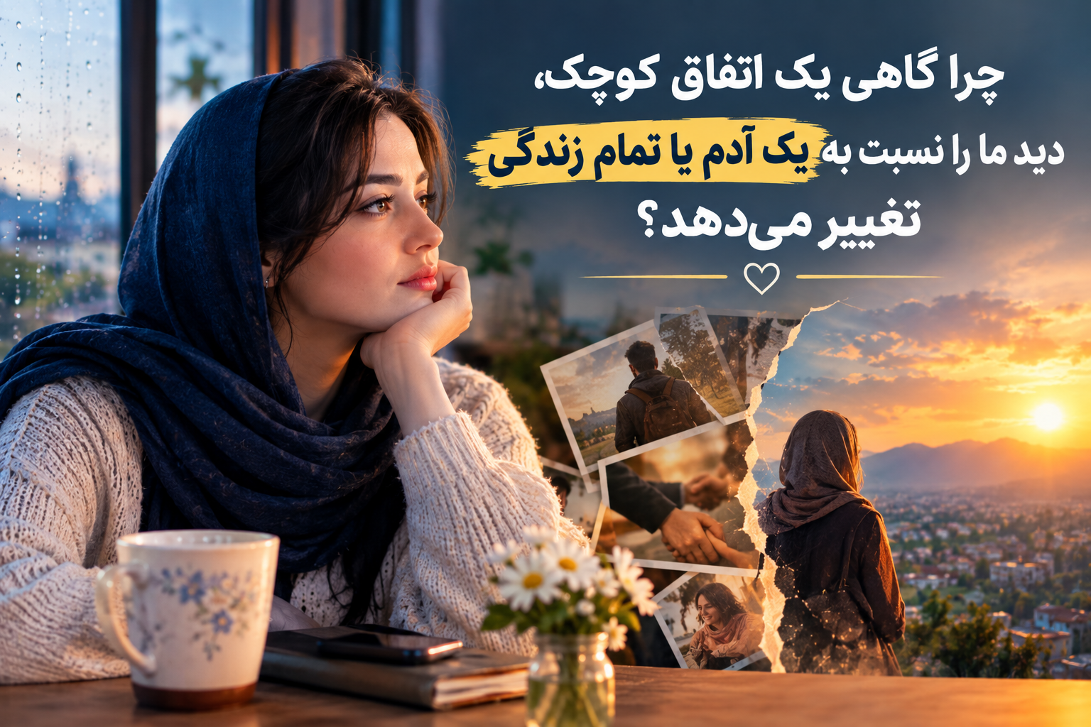 چرا گاهی یک اتفاق کوچک ، دید مارا نسبت به یک آدم یا  تمام زنده گی تغییر میدهد ؟