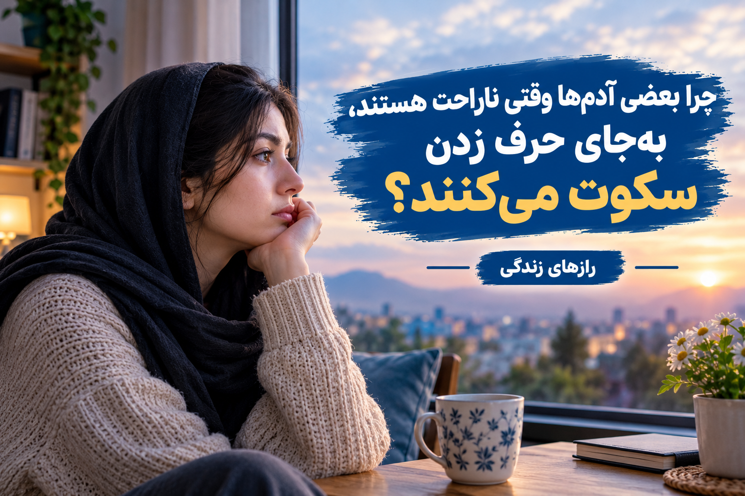 «چرا بعضی آدم‌ها وقتی ناراحت هستند، به‌جای حرف زدن سکوت می‌کنند؟»