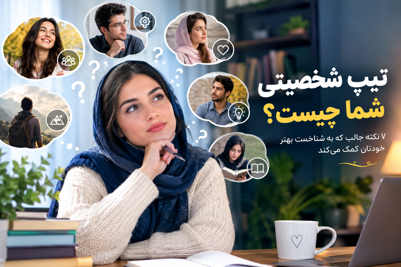 تیپ شخصیتی شما چیست ؟ 7 نکته جالب که برای شناخت خودتان کمک میکند .