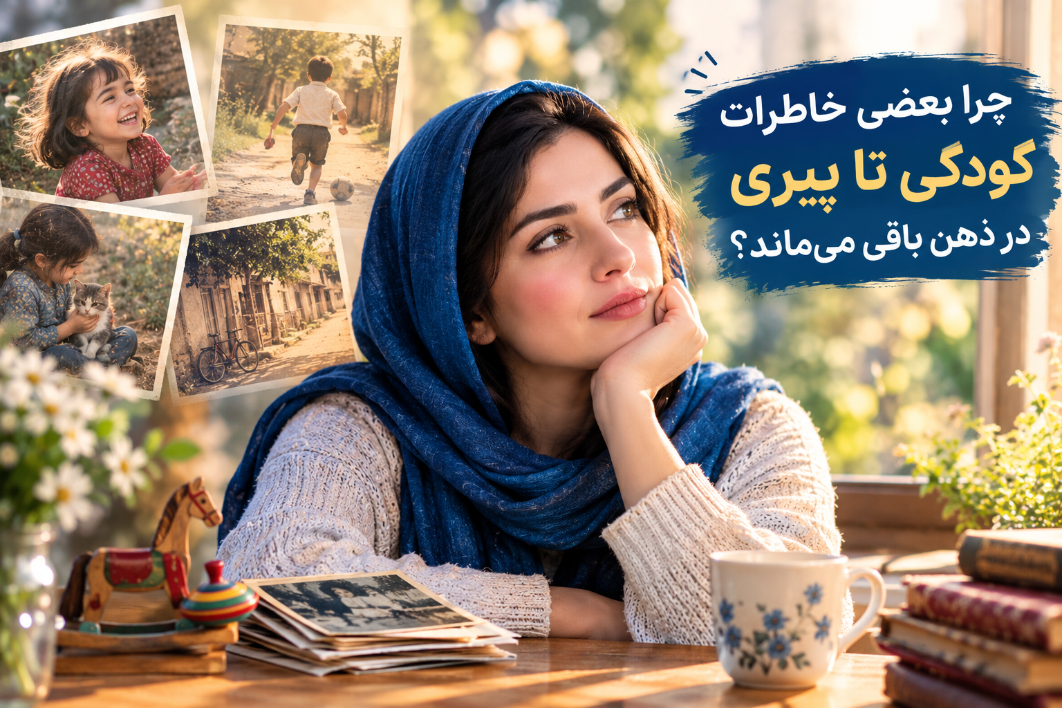 چرا بعضی خاطرات کودکی تا پیری در ذهن باقی می‌مانند؟